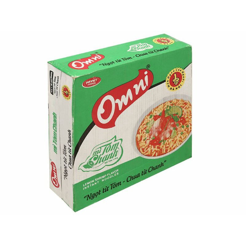 Omni Instant Noodles - Lemon Shrimp Flavour (Box of 30)