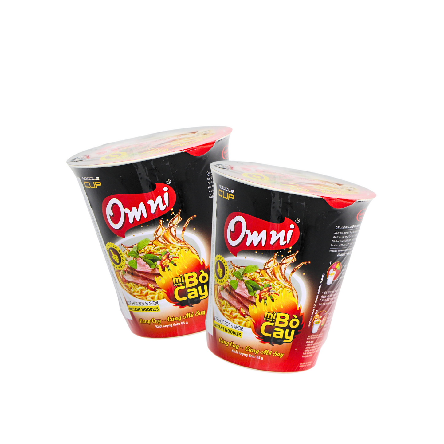 Omni Instant No﻿odles - Beef Hot Pot Flavour