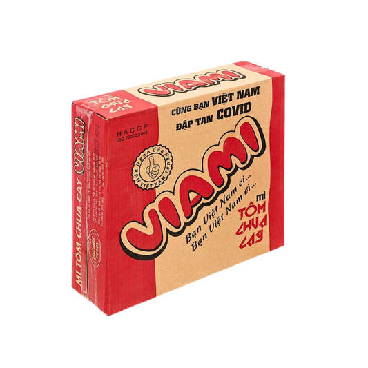 Viami Instant Noodles - Spicy & Sour Shrimp Flavour (Box of 30)
