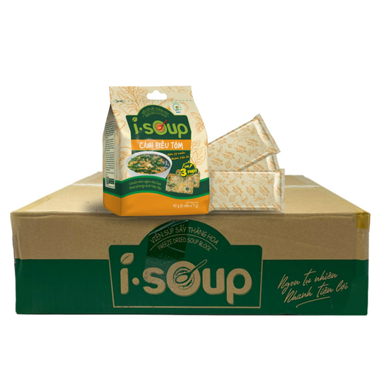I.Soup Instant Shrimp Soup - Case of 15 Packs