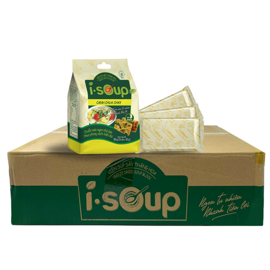 I.Soup Instant Vegetarian Sweet & Sour Soup - Case of 20 Packs