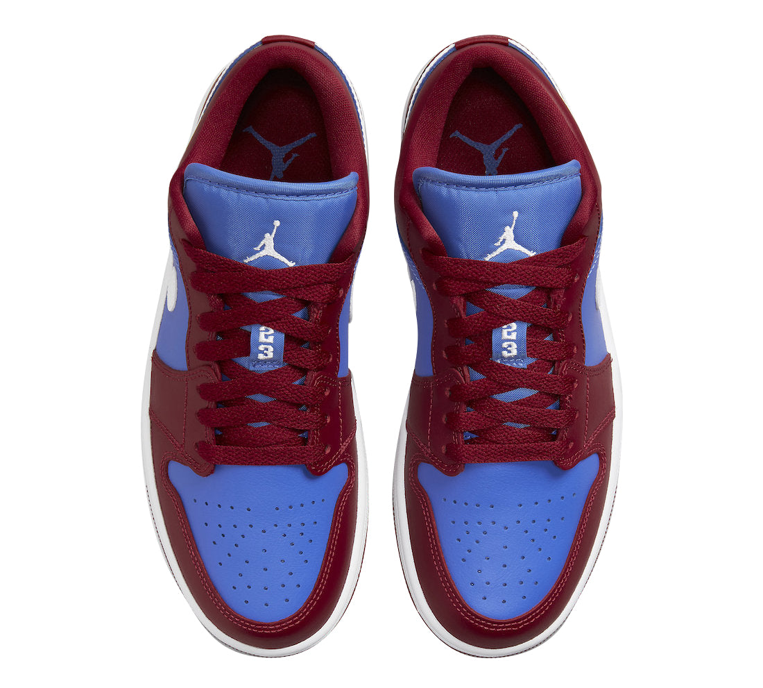 Air Jordan 1 Low Pomegranate Medium Blue (WMNS)