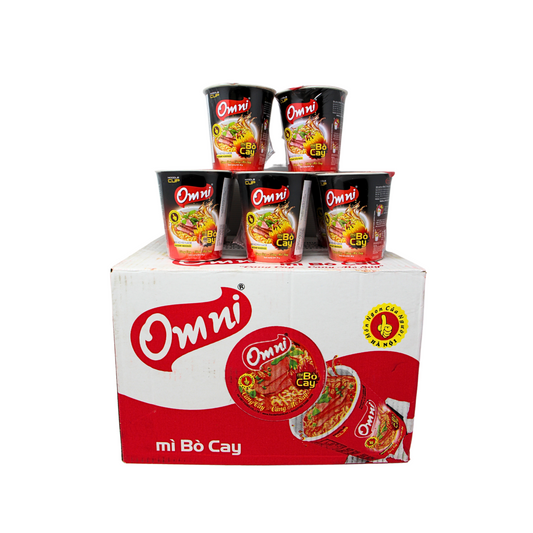 Omni Instant No﻿odles - Beef Hot Pot Flavour (Box of 24)