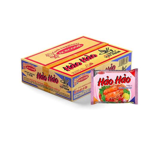 Hao Hao Instant Noodle Hot & Sour Shrimp Flavour 75g (Box of 30)