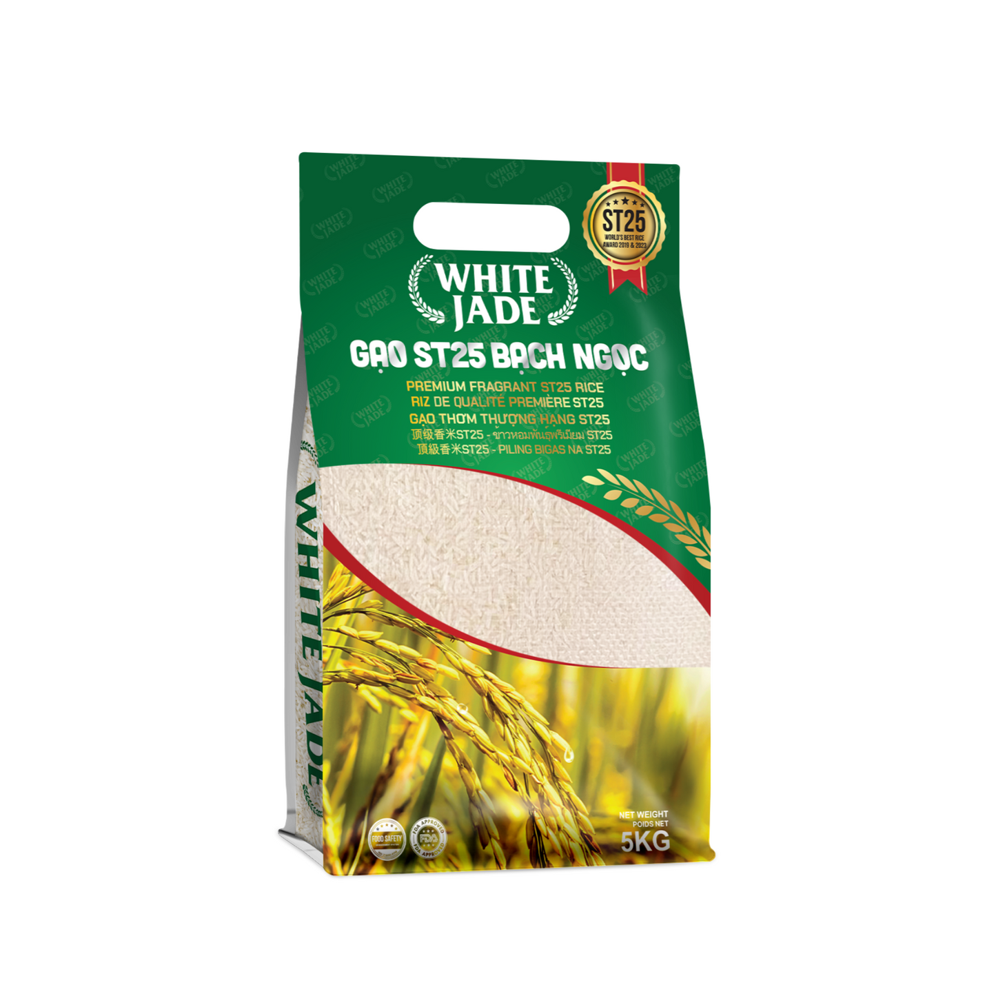 White Jade ST25 Rice 5kg