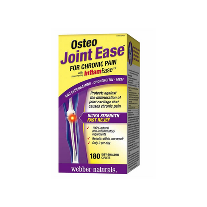 Webber Naturals Osteo Joint Ease with InflamEase, 180 Caplets