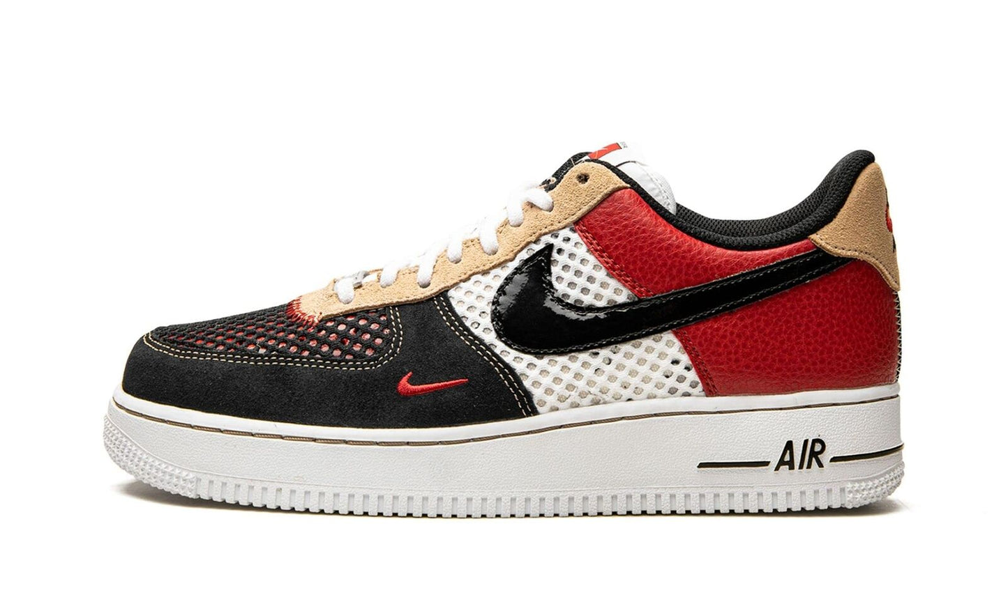 Nike Air Force 1 LV8 1 Black/Gym Red-Hemp (GS)