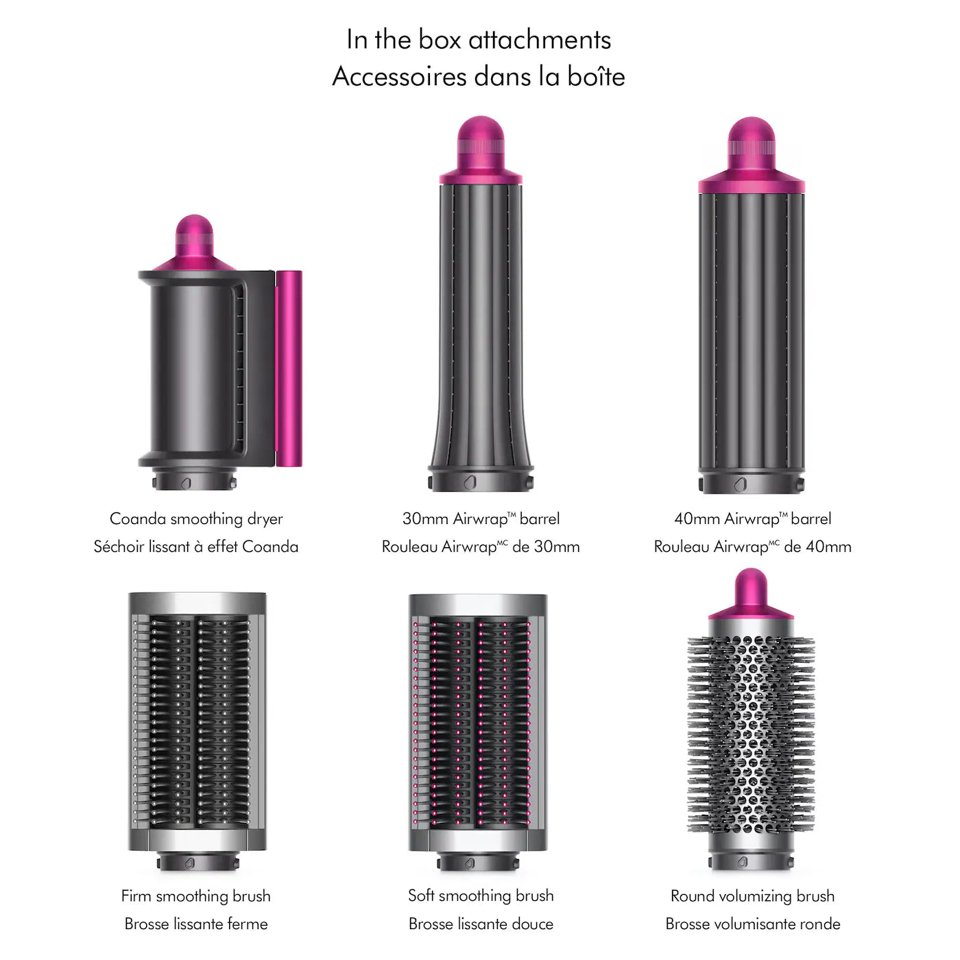 Dyson Airwrap Multi-Styler Complete, Fuchsia